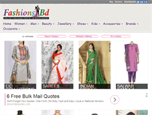 Tablet Screenshot of fashionsbd.com